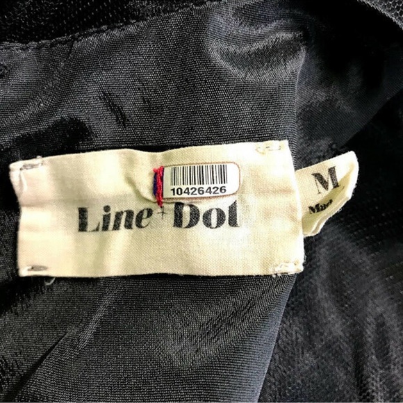 LAST CALL Line & Dot Black Tulle Maxi Dress - Picture 7 of 9